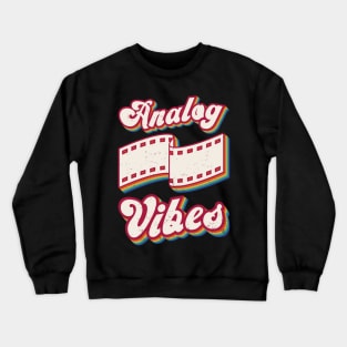 Retro Photographer Vintage Analog Vibes Crewneck Sweatshirt